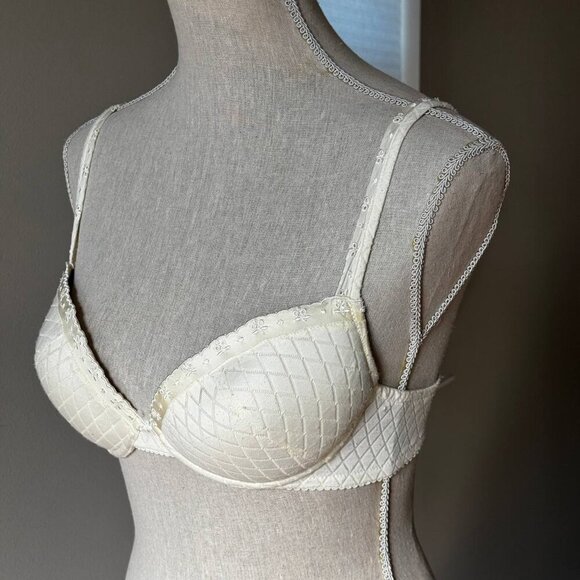 Cosabella Statement Ultra Push Up Wired Bra in White - Size 32D - Picture 4 of 6